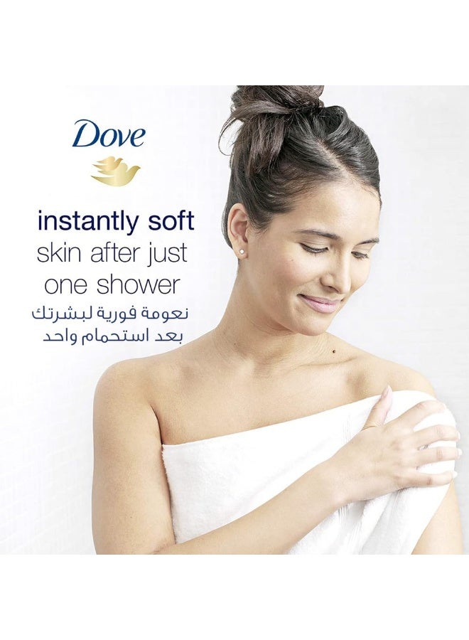 Dove Deeply Nourishing Body Wash, for Instant Moisturising, Original, with No Sulfates or Parabens, 500ml, Pack of 2 - Image 4